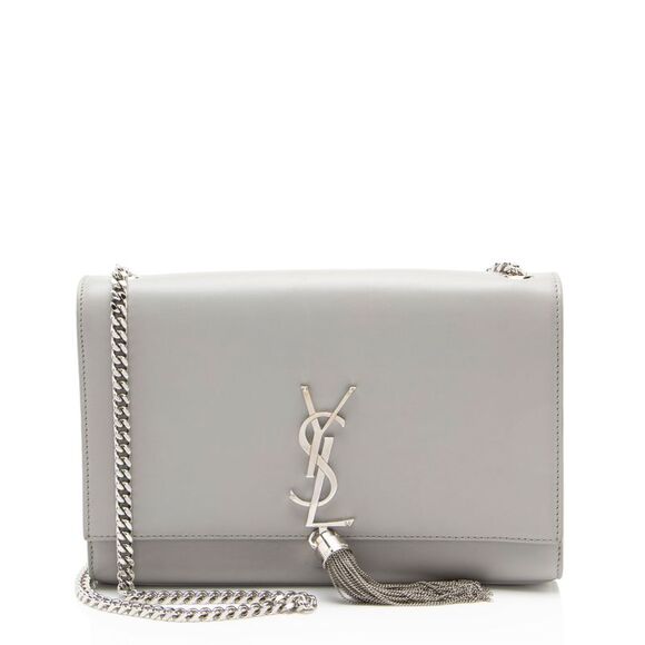 Saint Laurent Smooth Calfskin Monogram Kate Tassel Medium Shoulder Bag - Picture 1 of 16